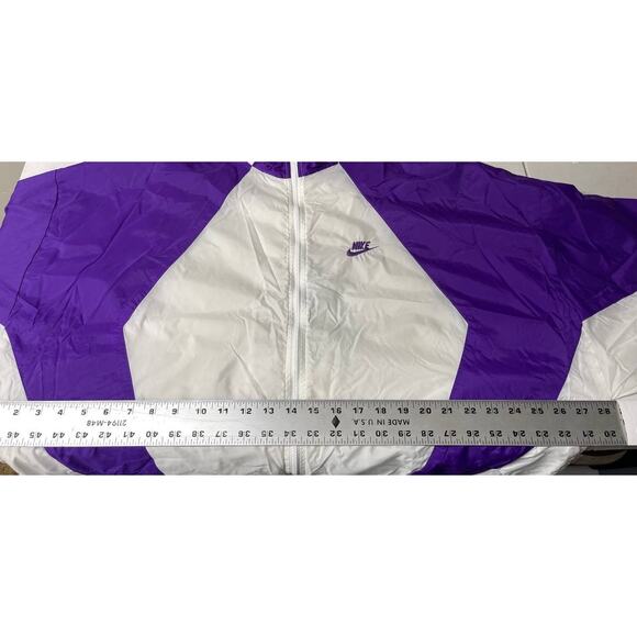 VINTAGE NIKE SWOOSH PURPLE
WINDBREAKER JACKET 1990S XXL Y2K GORPCORE
ATHLEISURE - Picture 4 of 8